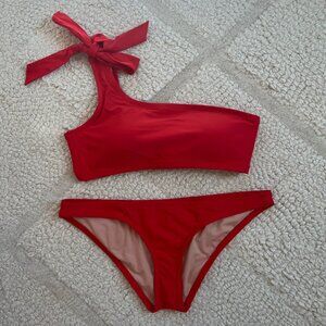 JCrew One-Shoulder Bikini